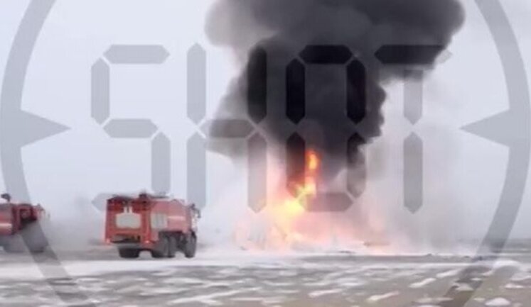 Вертоліт Мі-8 розбився і згорів у Росії. ВIДЕО