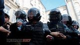 На Крещатике столкновение сторонников Тимошенко с "Беркутом"