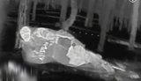 Drone attacks Russian soldier at night