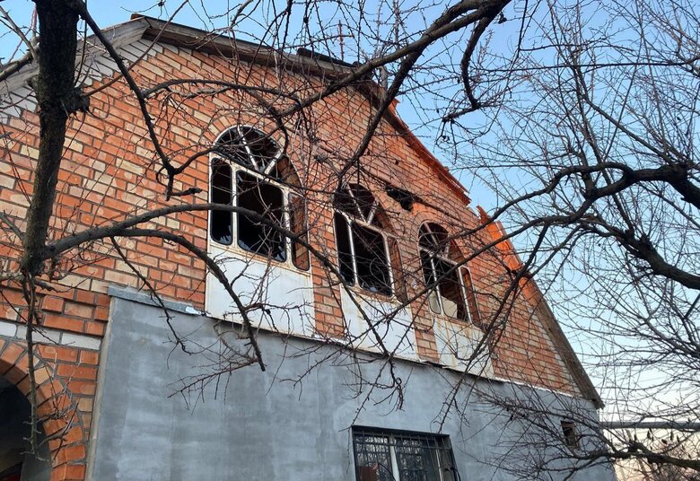 Shelling of Nikopol district on 18 February