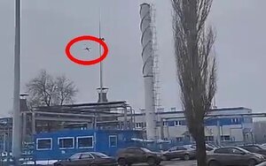 украинский беспилотник атакует газовую станцию на Саратовщине