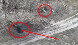 знищення окупантів в укритті