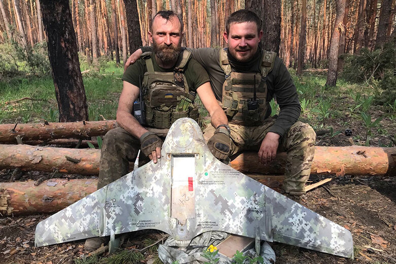 National Guard officer shot down Russian reconnaissance UAV Eleron in Luhansk region 02