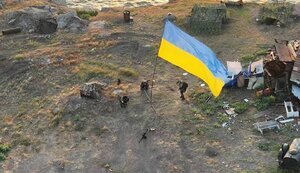 Flag of Ukraine was installed on Zmiinyi. PHOTOS