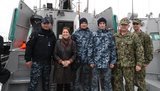 Делегация посольства США посетила корабли и объекты инфраструктуры ВМС Украины в Бердянске. ФОТО