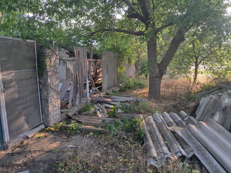 Consequences of the shelling of the Nikopol region