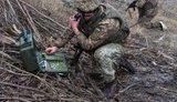 Invaders firing grenade launchers at Ukrainian positions in Donbas. One soldier wounded