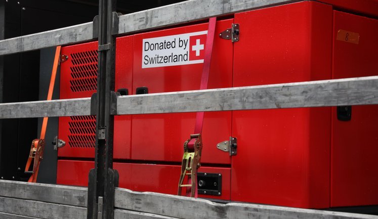 Швейцарія відправила Україні партію енергетичного обладнання