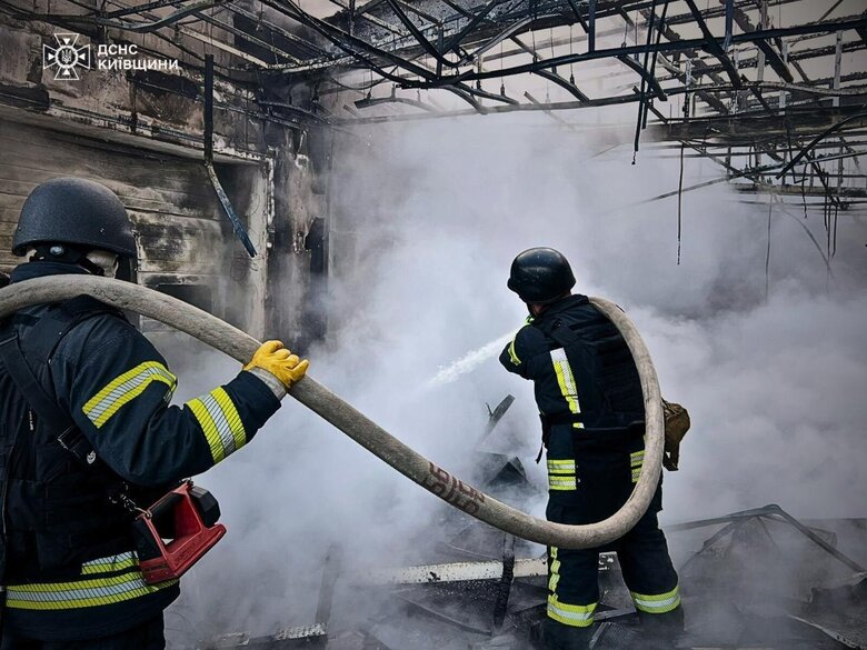 Kyiv region after the drone attack