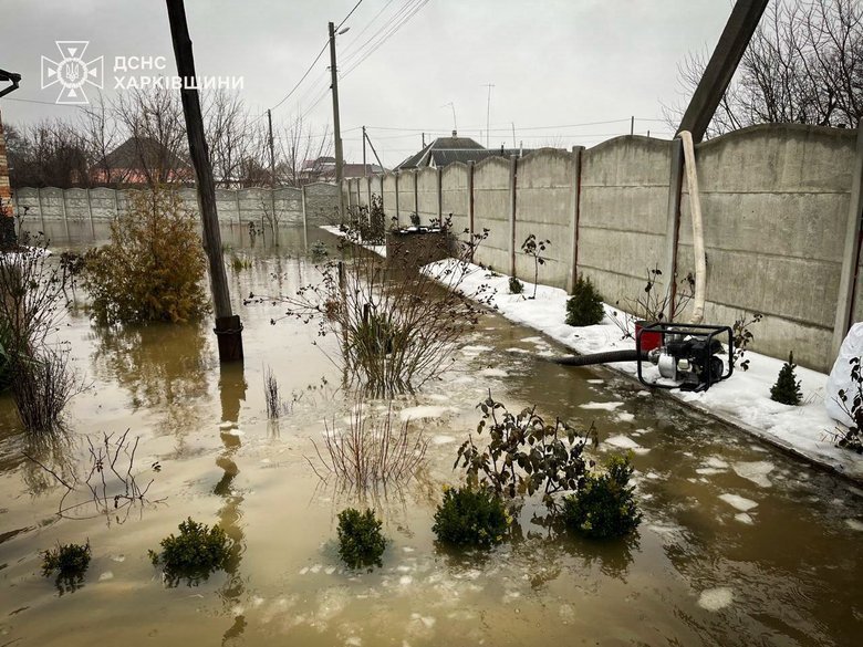 Consequences of flooding in the Kharkiv region