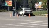 В Никополе пьяный водитель на переходе сбил трех школьников. ВИДЕО