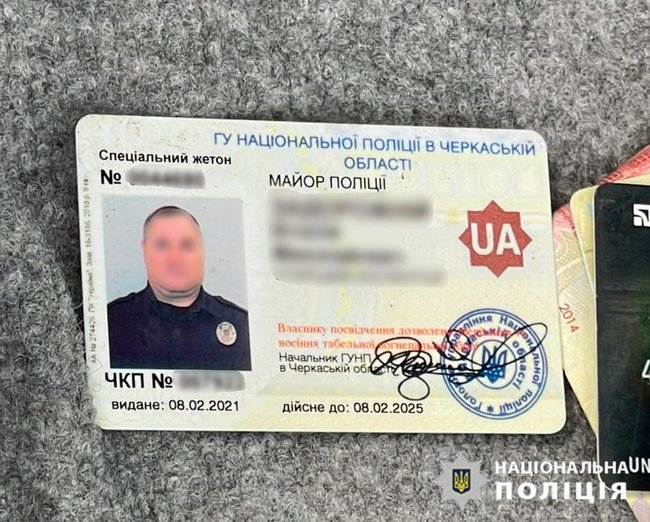 На Черкасщине за систематическое взяточничество задержан майор полиции 02