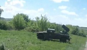 Border guards from "Unit-A" unit demonstrated salvo from a RAK SA-12 MLRS targeting ruscists’ positions, along with results of strike. VIDEO