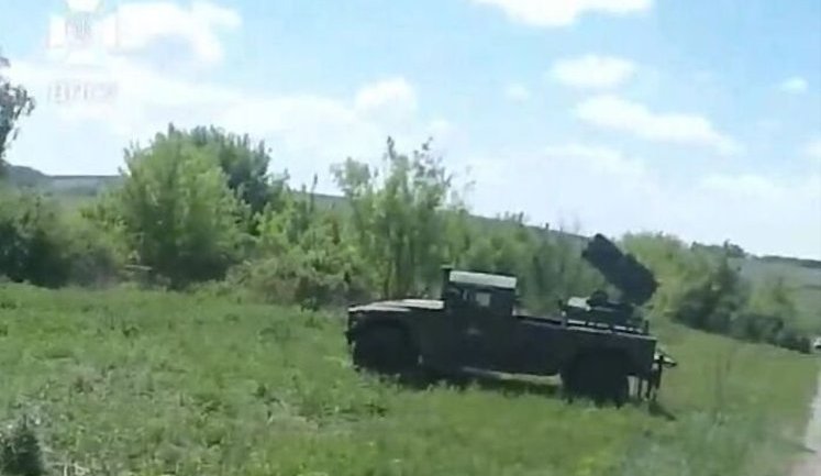 Border guards from "Unit-A" unit demonstrated salvo from a RAK SA-12 MLRS targeting ruscists’ positions, along with results of strike. VIDEO