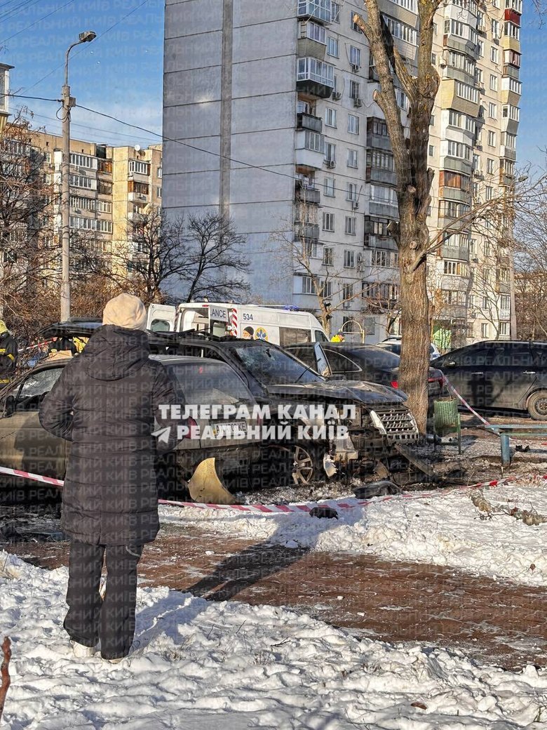 взрыв автомобиля в Киеве