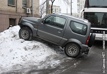 Снег в Киеве. Фото Алексея Перкина, Цензор.НЕТ