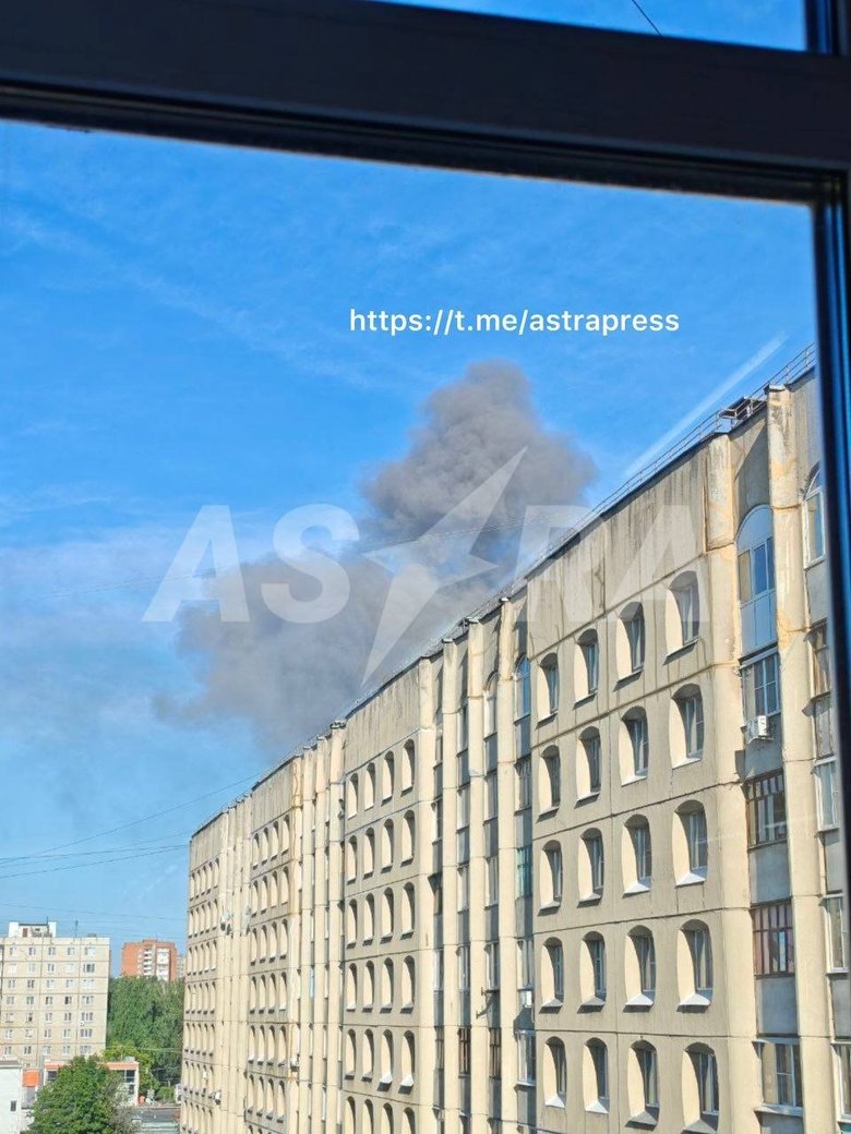 Горит завод в Чебоксарах