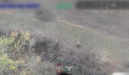 Операторы дронов 82 бригады ликвидировали двух оккупантов дроном-бомбардировщиком