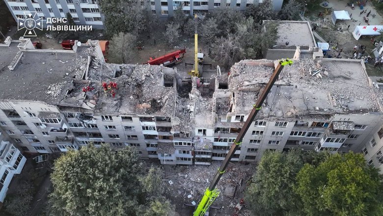 Обстрел Львова, спасательная операция