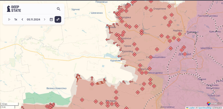 Просування росіян на Харківщині
