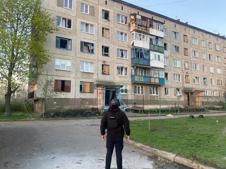 Shelling in Donetsk region on 20 April 2025