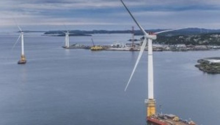 Statoil открыла в Шотландии первую в мире плавучую ветряную электростанцию. ВИДЕО