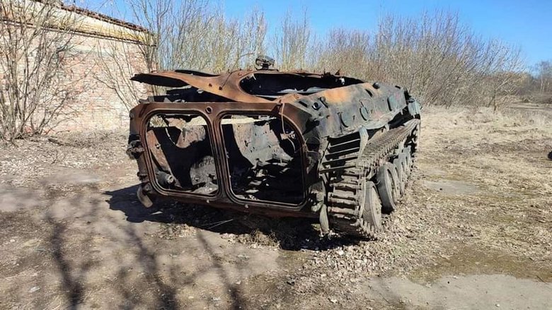 Armed Forces destroyed enemys Buratino flamethrower system 03