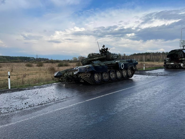 Destroyed Russian military equipment near Nizhyn, Chernihiv region 06