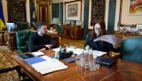 Zelenskyy held a meeting with Svyrydenko
