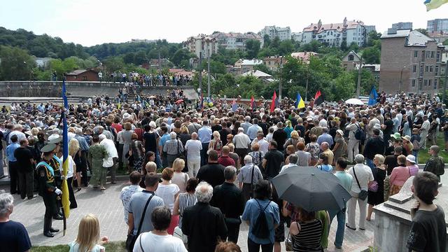 похороны слипак процессия