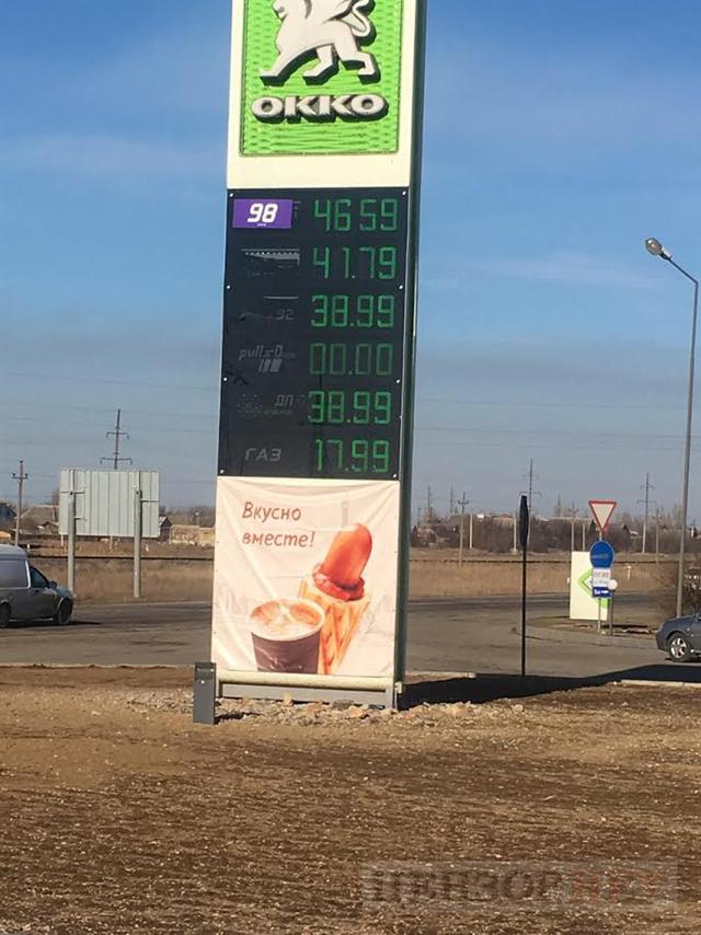 В окупованому Криму працює мережа українських заправок ОККО 03