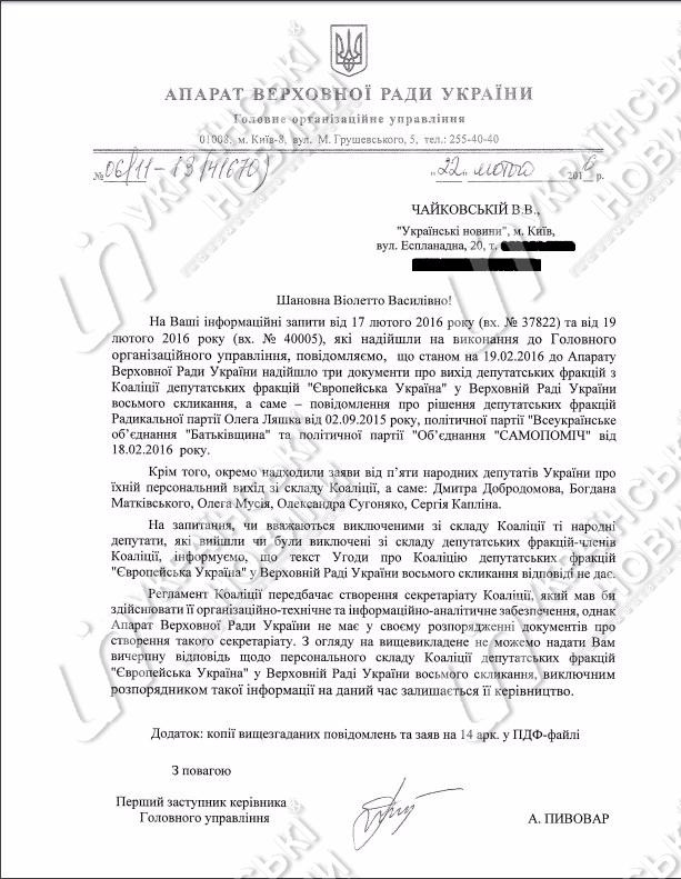 коалиция аппарат