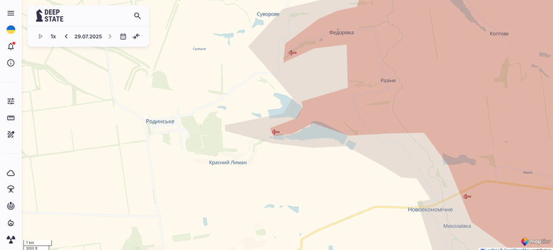 Разіне карта