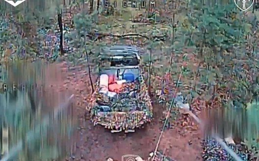 Пілоти батальйону SIGNUM знищили 3 квадроцикли та НРК і показали пастки окупантів проти українських FPV-дронів. ВIДЕО