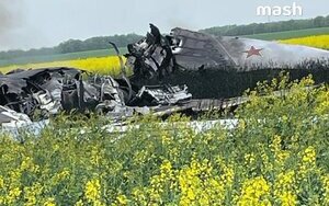 У Ставропольському краї Росії знищили бомбардувальник Ту-22М3 (оновлено). ВІДЕО+ФОТО