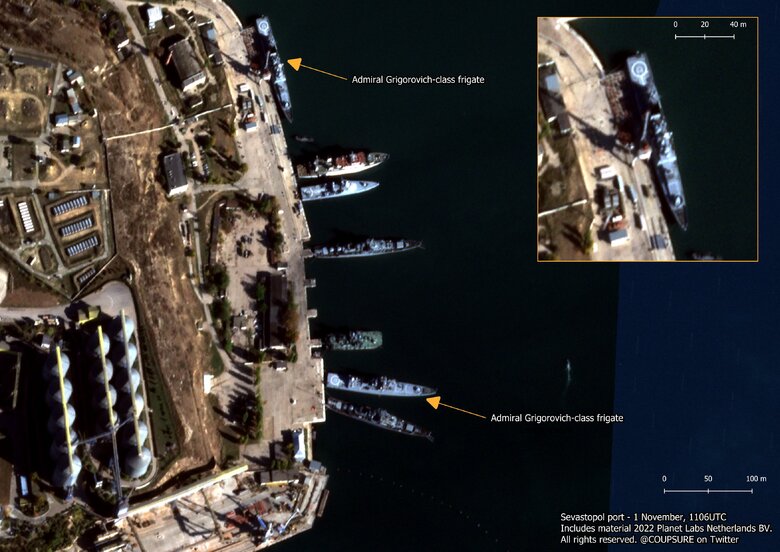 Consequences of drone attack in Sevastopol 02