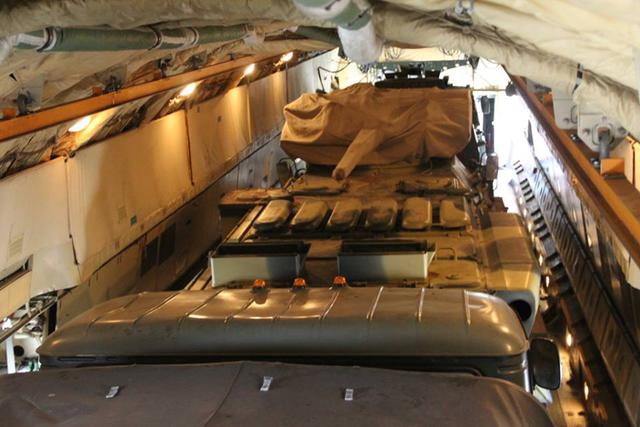 Airborne unit drills loading military hardware onboard IL-76 carrier in Zhytomyr region 05