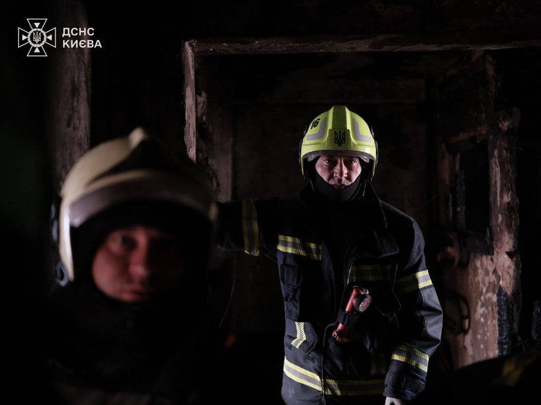 Kyiv after the shelling on 25 November