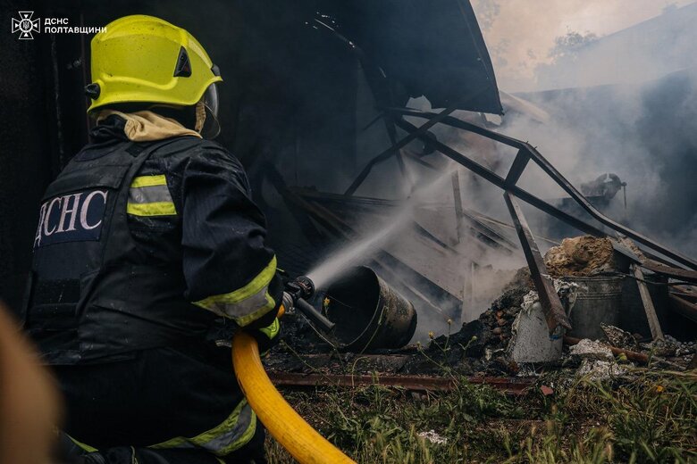 Наслідки атаки на Полтавщину 17 червня