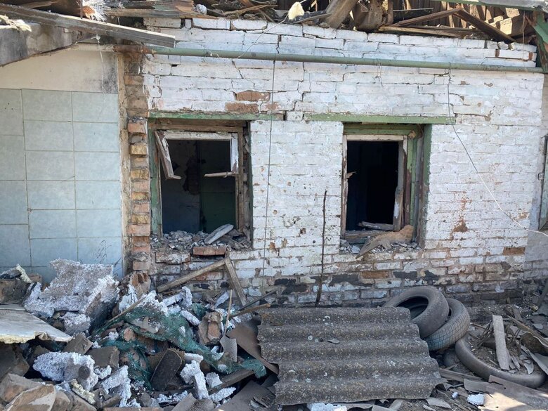 Russian shelling of the Nikopol district on 23 June