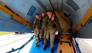 Для дальнейшего лечения во Львов из Харькова и Днепра авиацией доставлены 27 раненых военнослужащих
