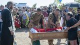Убитого ветерана "Донбасса" Олешко похоронили в Бердянске. ВИДЕО+ФОТОрепортаж