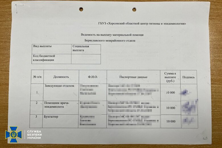 Kyiv region: SSU exposes official working for Russia during Kherson occupation 03