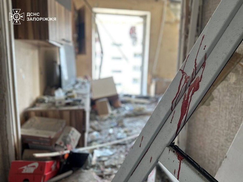 Attack on Zaporizhzhia on 22 April: rescue and relief operations completed