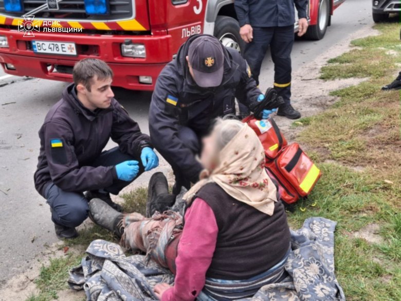 Russian drone crashes in Lviv region, injuring three people