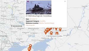 British investigative journalists created map of Russian troops’ movements in Ukraine. PHOTO