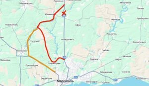 На трассе Мариуполь-Донецк уничтожили мост, важный для логистики оккупационной армии, - Андрющенко. ФОТО