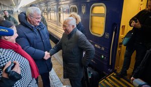 Фон дер Ляйен и Кошта прибыли в Киев. ФОТОРЕПОРТАЖ