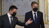 Зеленский обсудил с Блинкеном ситуацию с безопасностью и помощь в модернизации ВСУ. ФОТО