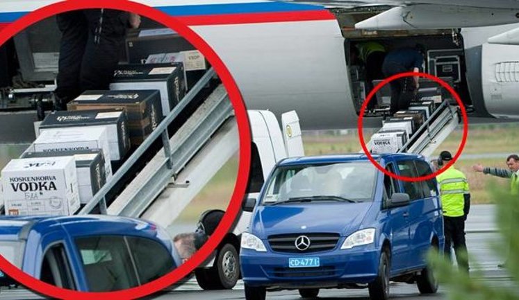 Літак Путіна вивозив із Хельсінкі ящики з елітним алкоголем, - фінські ЗМІ. ФОТО